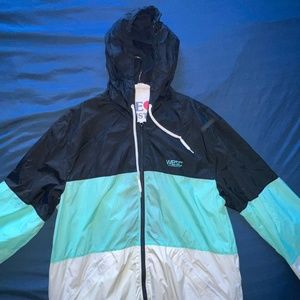 WESCO hooded Wind Breaker Sz Large Mens